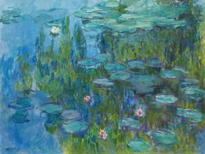 Lilie wodne autorstwa Claude Monet