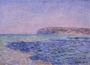 Cienie na morzu. Klify w Pourville, 1882 autorstwa Claude Monet