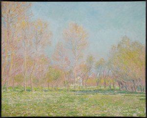 Wiosna w Giverny autorstwa Claude Monet