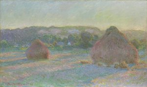 Stosy pszenicy, koniec lata, 1890-91 autorstwa Claude Monet