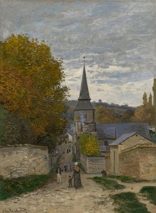 Ulica w Sainte-Adresse. 1867 autorstwa Claude Monet