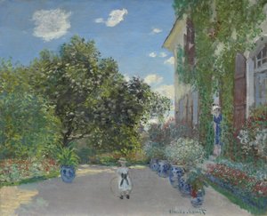Dom Artysty w Argenteuil, 1873 autorstwa Claude Monet