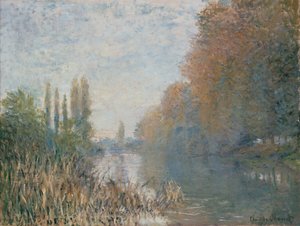 Brzegi Sekwany jesienią autorstwa Claude Monet