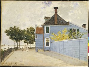 Niebieski Dom, Zaandam autorstwa Claude Monet