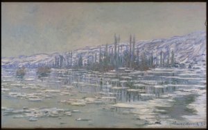 Rozpad lodu (La Débâcle lub Les Glaçons) autorstwa Claude Monet