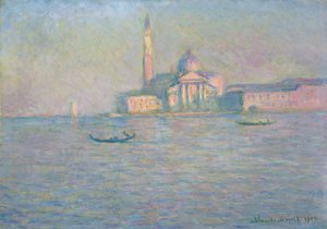 Kościół św. Jerzego na Maggiore w Wenecji autorstwa Claude Monet