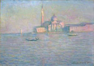 Kościół San Giorgio Maggiore, Wenecja, 1908 autorstwa Claude Monet