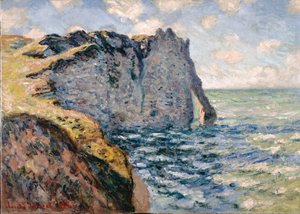 Klif Aval, Étretat autorstwa Claude Monet