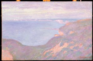 Klify w pobliżu Dieppe, 1897 autorstwa Claude Monet