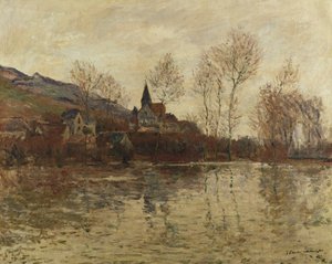 Potop w Giverny, ok. 1886 r. autorstwa Claude Monet