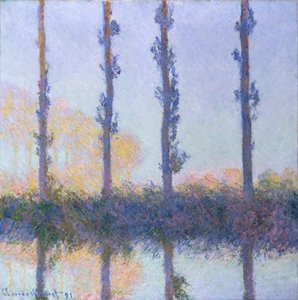 Cztery Drzewa, 1891 autorstwa Claude Monet