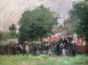 Czternastego lipca autorstwa Claude Monet