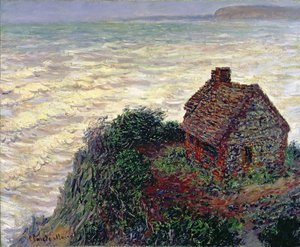 Dom celnika, Varengeville, 1882 r. autorstwa Claude Monet