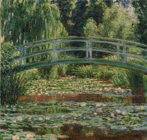 Kładka japońska i basen z liliami wodnymi, Giverny