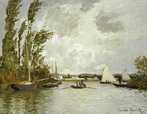 Mała gałąź Sekwany w Argenteuil autorstwa Claude Monet