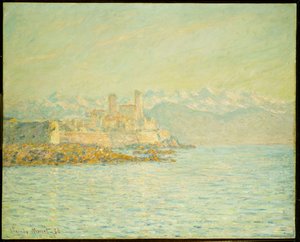 Stary Fort w Antibes (olej na płótnie) autorstwa Claude Monet