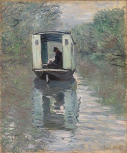 Łódź studyjna (Le Bateau-atelier) autorstwa Claude Monet