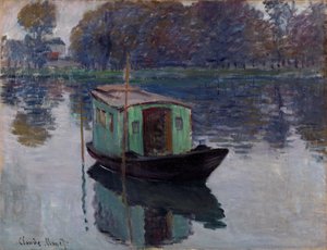 Łódź studyjna autorstwa Claude Monet