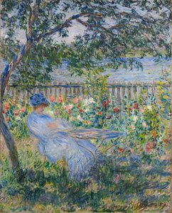 Taras w Vétheuil autorstwa Claude Monet