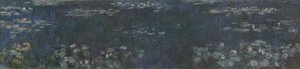 Lilie wodne - zielone refleksje, 1914-1926 autorstwa Claude Monet