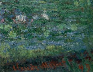 The Waterlily Pond: Green Harmony autorstwa Claude Monet