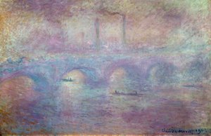 Most Waterloo, efekt mgły, 1903 autorstwa Claude Monet