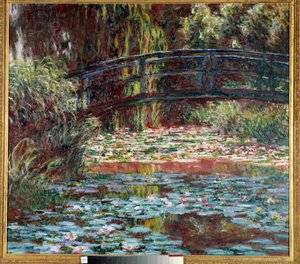 Staw z liliami wodnymi w Giverny autorstwa Claude Monet