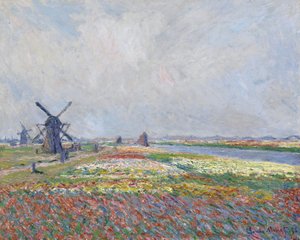 Pola tulipanów w pobliżu Hagi par Monet, Claude (1840-1926). Olej na płótnie, format : 66x81,5 autorstwa Claude Monet