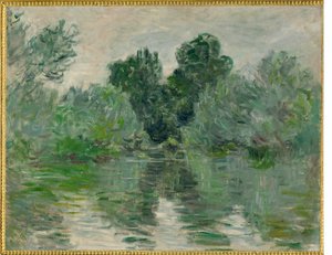 Un bras de la Seine (olej na płótnie) autorstwa Claude Monet
