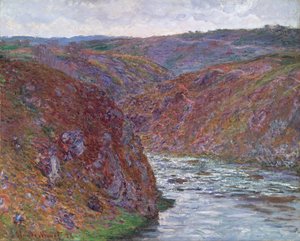 Dolina Creuse (Szary Dzień) autorstwa Claude Monet