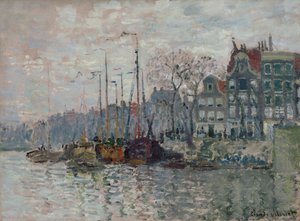 Widok na Amsterdam autorstwa Claude Monet