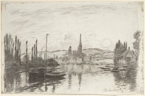 Widok Rouen autorstwa Claude Monet
