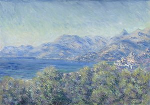 Widok na Ventimiglię autorstwa Claude Monet