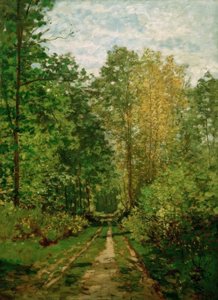 Leśna ścieżka autorstwa Claude Monet