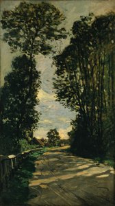 Spacer (droga farmy Saint-Siméon) autorstwa Claude Monet