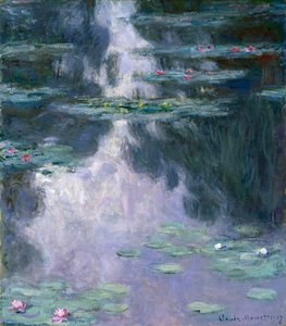 Lilie wodne (Nympheas) 1907 (olej na płótnie) autorstwa Claude Monet