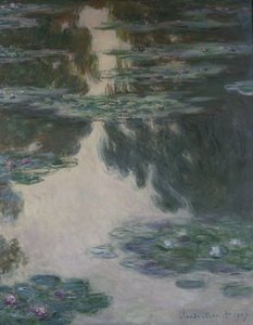 Lilie wodne, 1907 autorstwa Claude Monet