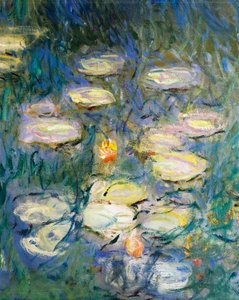 Lilie wodne, Claude Monet, detal autorstwa Claude Monet