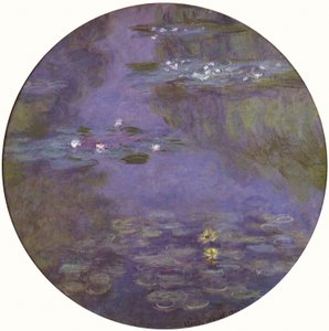 Okrągła lilia wodna autorstwa Claude Monet