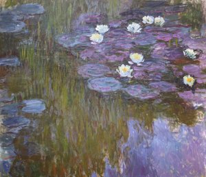 Lilie wodne autorstwa Claude Monet