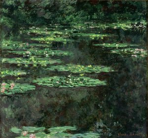 Lilie wodne autorstwa Claude Monet