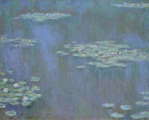 „Lilie wodne”, 1905 autorstwa Claude Monet