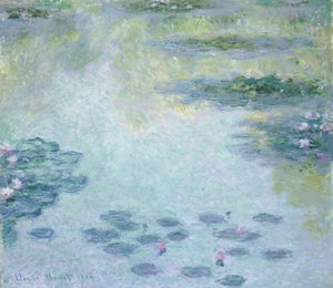 „Lilie wodne”, 1906 autorstwa Claude Monet