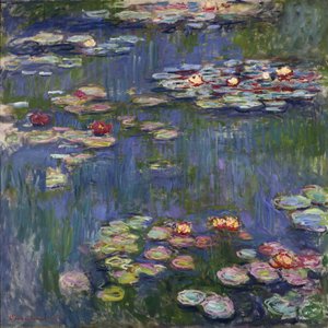 Lilie wodne, 1916 autorstwa Claude Monet