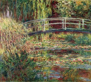 Lilia wodna: Różowa harmonia autorstwa Claude Monet