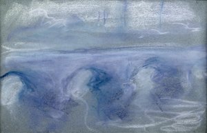 Most Waterloo, ok. 1900 (pastel na papierze) autorstwa Claude Monet