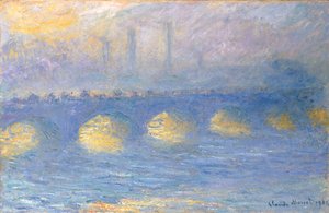 Most Waterloo, zachmurzenie, 1904 autorstwa Claude Monet