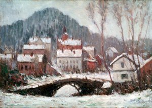 Pejzaż zimowy, 1895. autorstwa Claude Monet