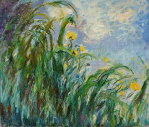 Irysy żółte, ok. 1925. autorstwa Claude Monet