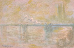 Most Charing Cross, Londyn autorstwa Claude Monet